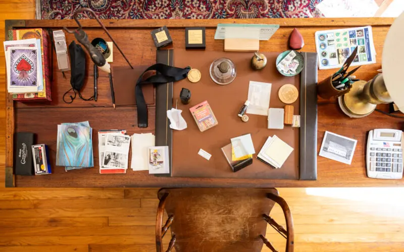 Lifestyle and interior photography in Arkansas, capturing curated collections and meaningful artifacts from a lifetime of travel.