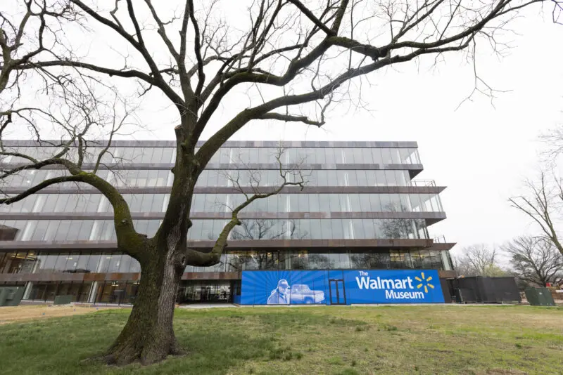 Walmart Museum's temporary location in the Ledger in Bentonville