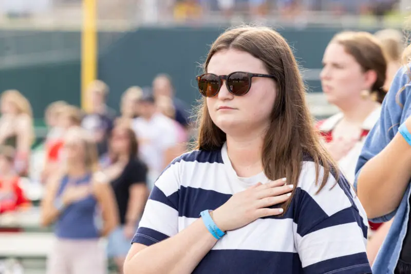 Event photography at an employee appreciation night for Arkansas Children’s Hospital, photographed in Northwest Arkansas by commercial photographer Beth Hall at Arvest Ballpark.