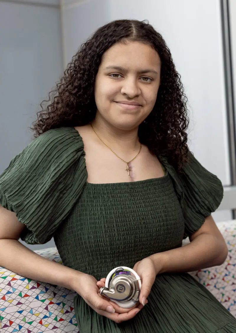Portrait of the 2025 champion child for Arkansas Children’s Hospital, photographed in Northwest Arkansas by commercial photographer Beth Hall taken outside the hopital.