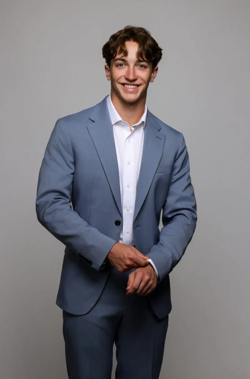 Professional Headshot taken in a studio by Beth Hall Photography in Fayetteville, Arkansas.