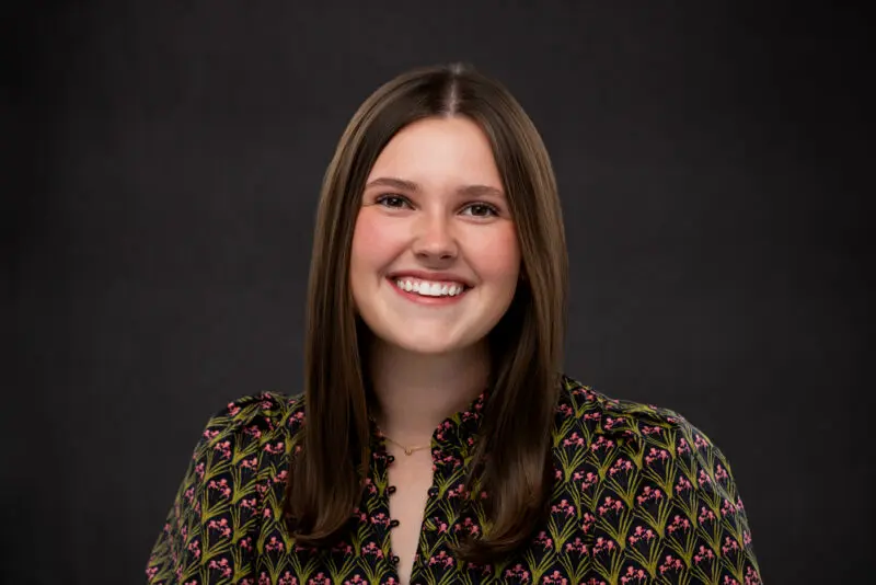 Professional Headshot taken in a studio by Beth Hall Photography in Fayetteville, Arkansas.