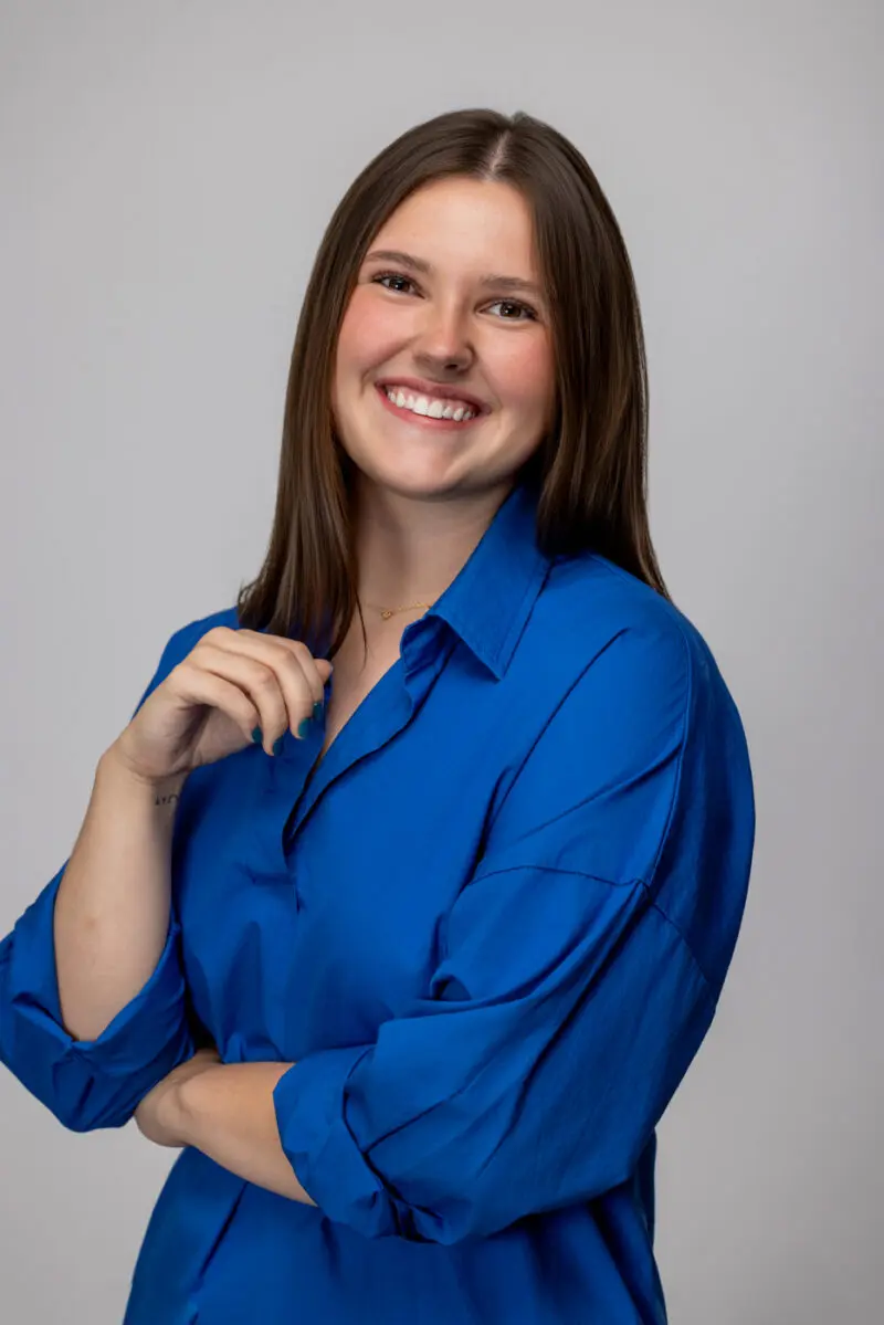 Professional Headshot taken in a studio by Beth Hall Photography in Fayetteville, Arkansas.