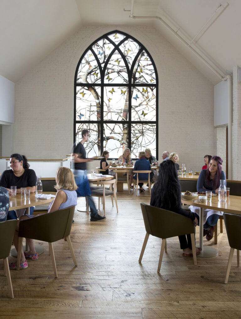 Interior photography of a restaurant in Bentonville, Arkansas